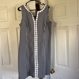 Black and White Gingham Dress By Crown & Ivy
